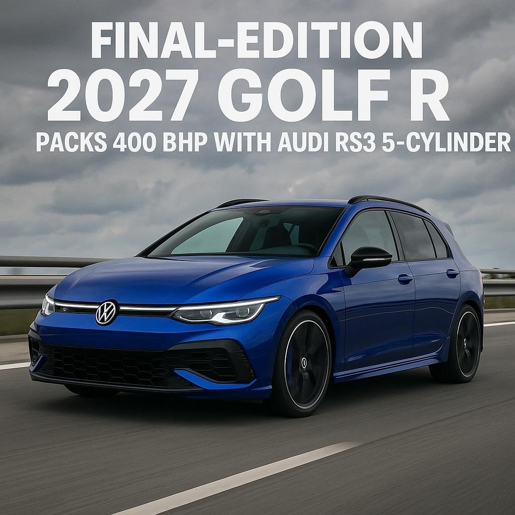 Final-Edition 2027 Golf R Packs 400 bhp With Audi RS3 5-Cylinder