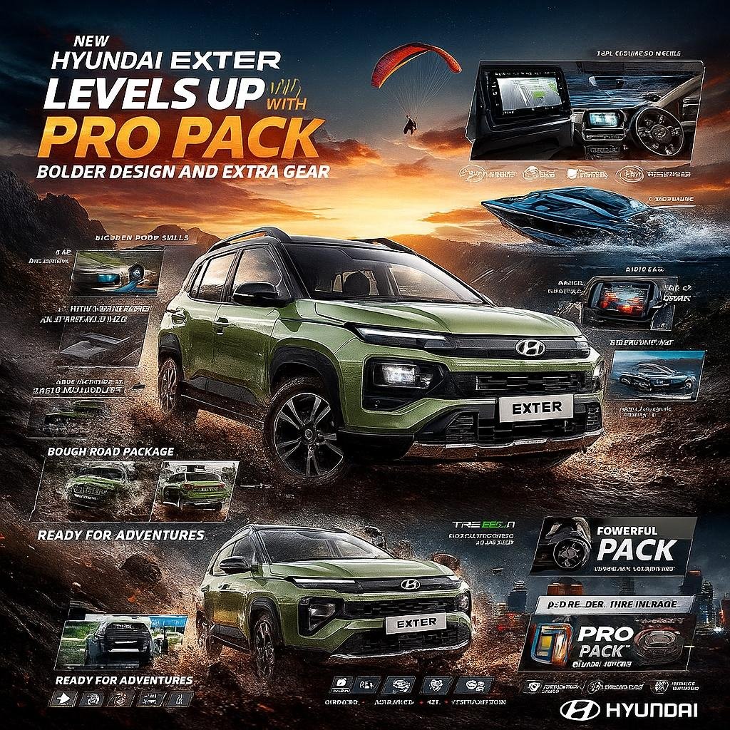 Hyundai Exter Levels Up With Pro Pack Bolder Design And Extra Gear